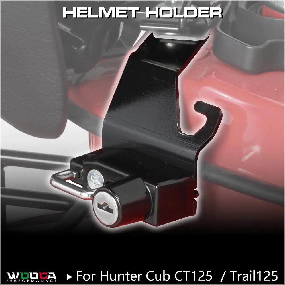 CT125 Helmet Holder For Honda Hunter Cub CT125 Trail125 2020-2025 JA55 JA65 Helmet Holder Lock Bracket Touring  Shopping Hook