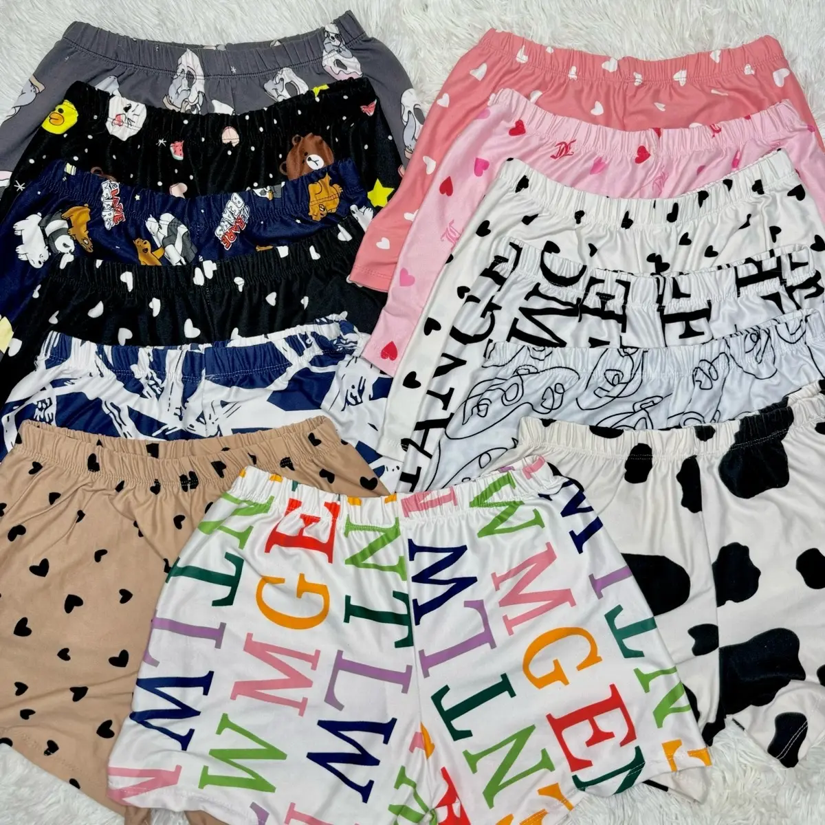 PAMBAHAY SHORTS FOR WOMEN cotton spandex comfortable and stretchable size 22” up to 38” Womenswear Bottom Lady