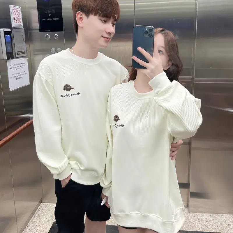 Áo Sweater nỉ tăm Unisex nam nữ, form chuẩn của người Việt Nam 1