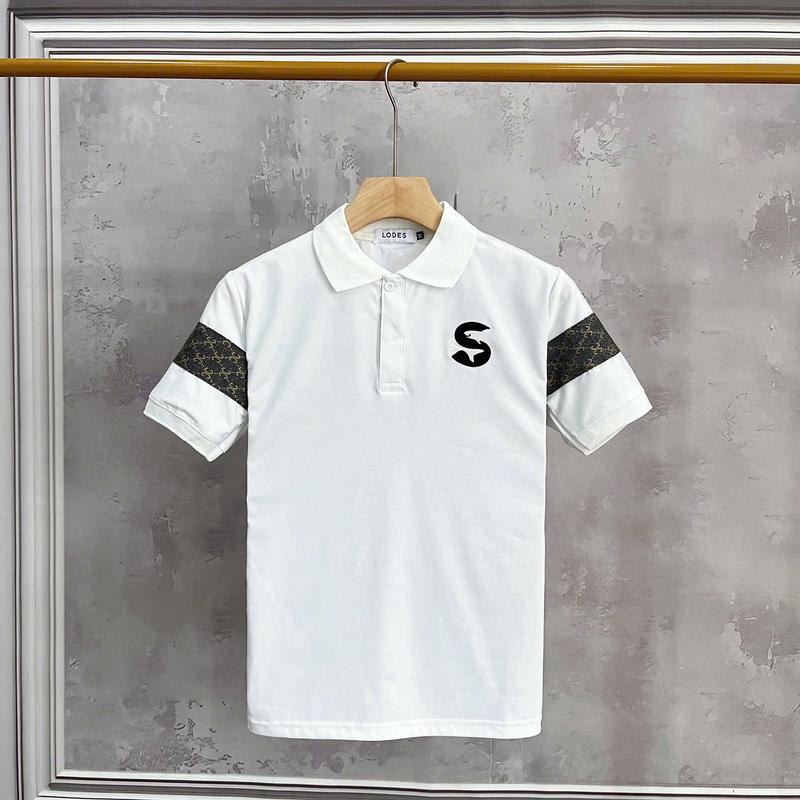 Áo thun polo thêu logo nổi phối viền tay umi chất vải thoáng mát trẻ trung chuẩn form menswear Có Cổ Tre Đen aothun Shirt 2