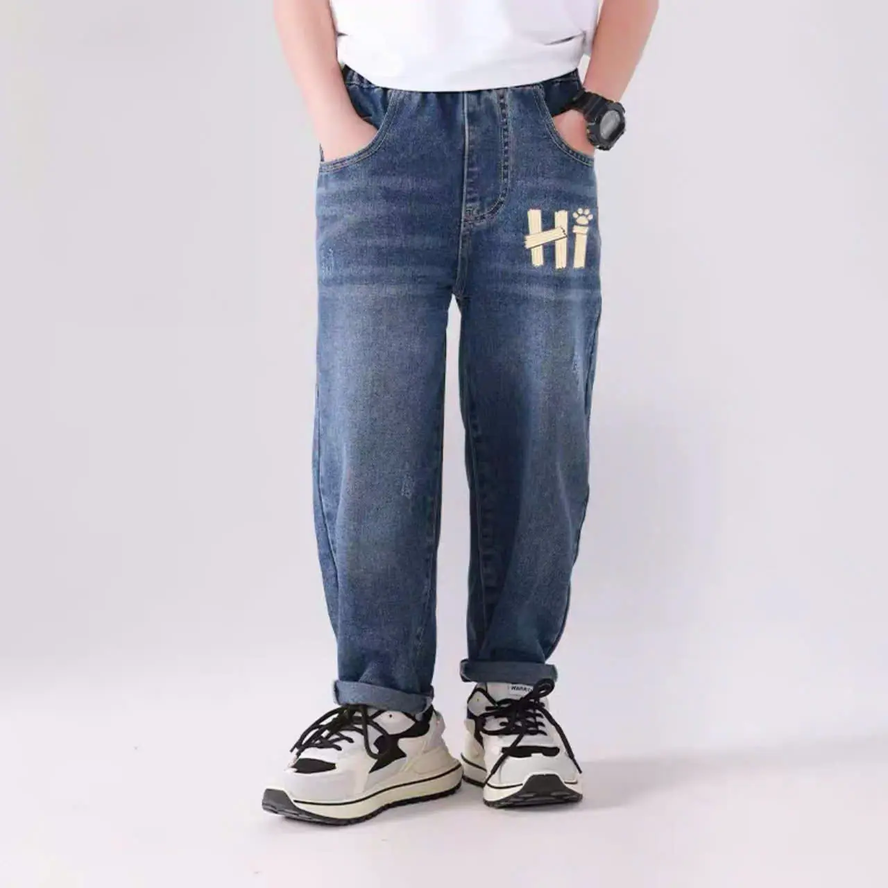 Quần Jean Baggy Bé Trai Phong Cách Hiphop Cực Chất