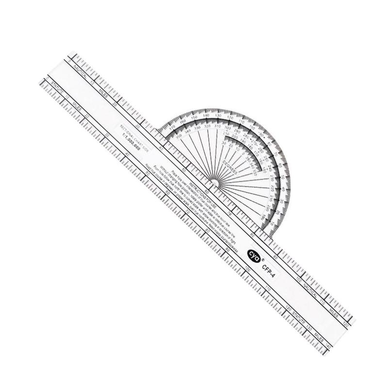 Plotter Aviation Slide Ruler Flight Plotting Tool for Planning Flight Routes 3