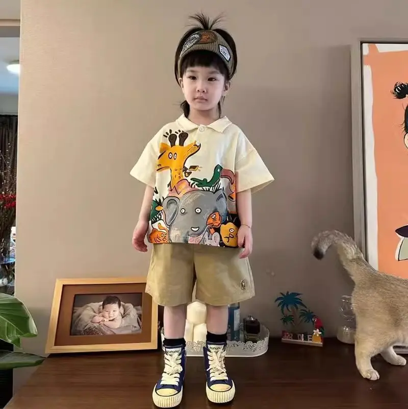 Quần áo trẻ em, áo phông đẹp trai, ve áo, áo polo