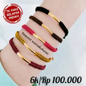 Gelang Tali Anyam bambu 6k