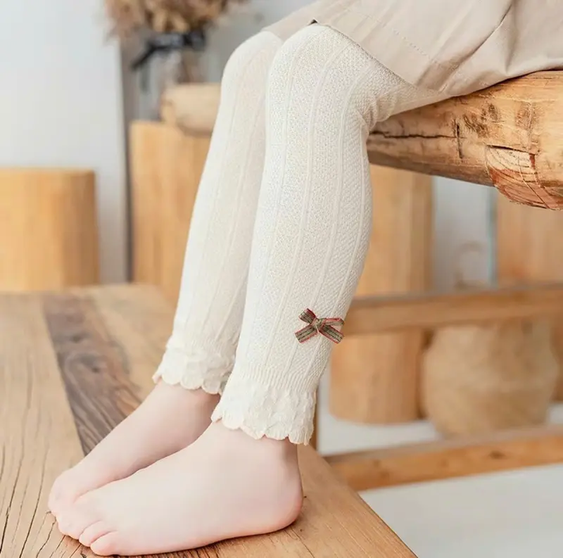 [ DEAL MỞ BÁN ] Quần Tất Len [ NƠ Không Bàn ] Cho Bé Gái 3 Tháng - 6 Tuổi, Chất Cotton Len Mềm Mại Và Thoải Mái Với 7 Tông Màu Cho Bé Siêu Xinh 0