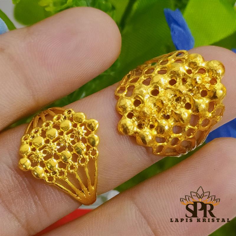CINCIN R03 PERHIASAN EMAS LAPIS KRISTAL, AKSESORIS WANITA 2