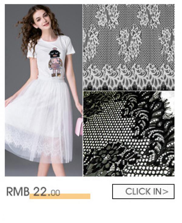 Product Introduction of 34cm Hot Selling Lace Eyelash Lace Clothing Accessories Lace Factory in Stock Wave Lace Embroidery Edge 3