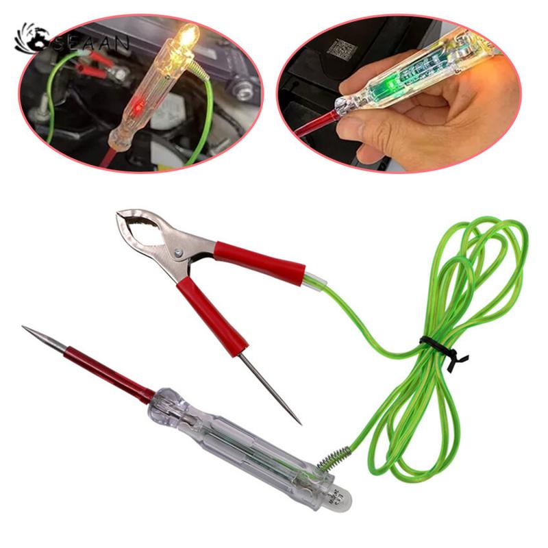 Penguji Litar LED Automotif 6-24V, Lampu ujian dengan kuar dwi ...