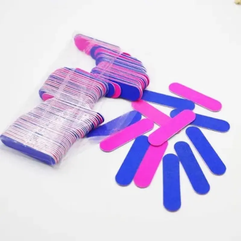 Set 100 dũa mini Nailbox 2 mặt chuyên dụng loại 1 cứng bền TUNAIL gel gắn 2
