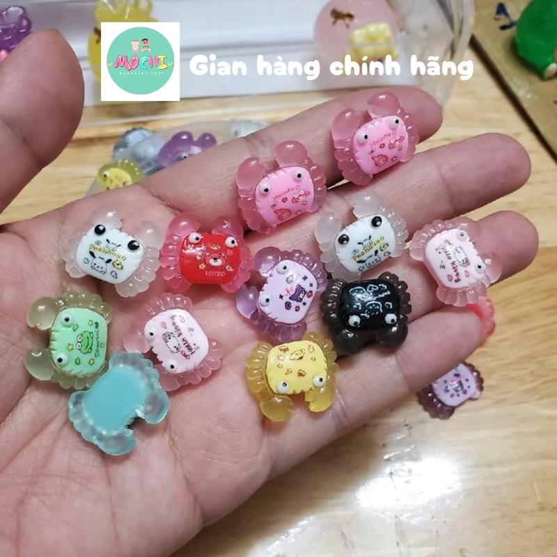 (Set 5 túi mù mini mix sẵn) Charm mini size từ 1-2 cm Đồ Chơi Cho Bé 3