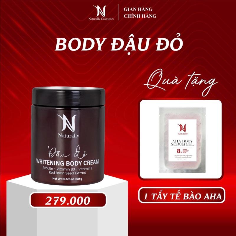 Kem Body Đậu Đỏ dành cho da có tone hổ trợ dưỡng trắng body ,cấp ẩm cho da mềm mịn
