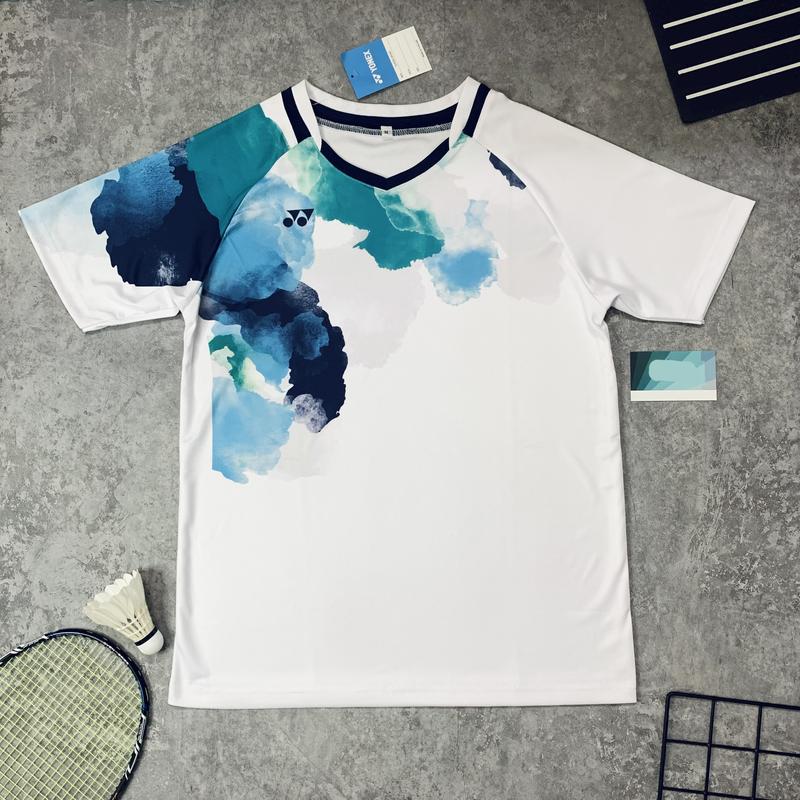 ÁO CẦU LÔNG YONEX NAM NỮ MÀU TRẮNG, Áo Yonex Mùa Giải Mới 2023 Thi Đấu Chuyên Nghiệp