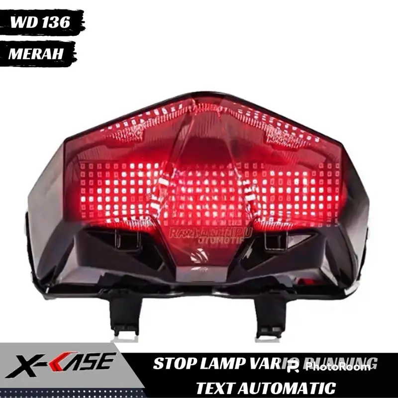 LAMPU STOP VARIO 125 150 COLOSEUM RUNNING TEXT ANIMASI 16 MODE PLUS MAGNET STOPLAMP VARIO 125 NEW VARIO 150 2