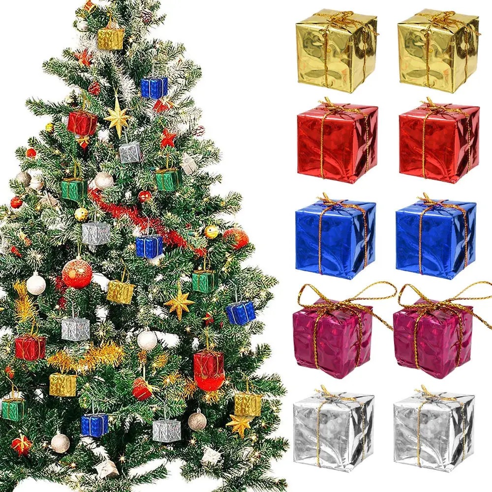 Christmas decorations Creative gift box foam Christmas gift bag accessories Colorful pendant