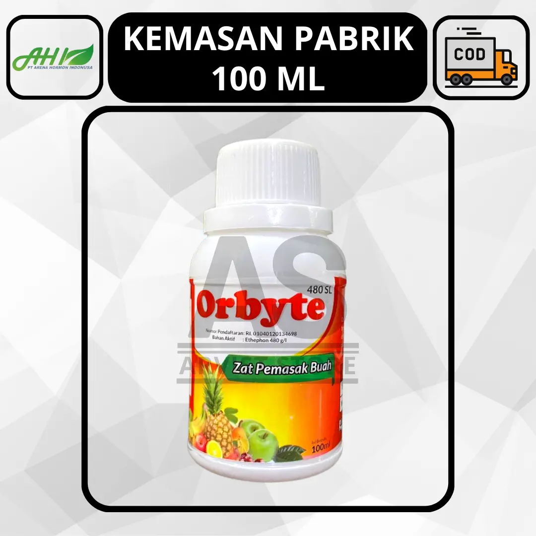 Zat Pematang Buah ORBYTE 480 SL 100ml Ethephon 480g/l Pemasak Buah