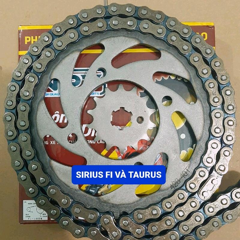 BỘ XÍCH NHÔNG ĐĨA NPT 9Li XE SIRIUS FI VÀ TAURUS ( 108L - 14T - 40T ) - Phụ Tùng Xe Máy