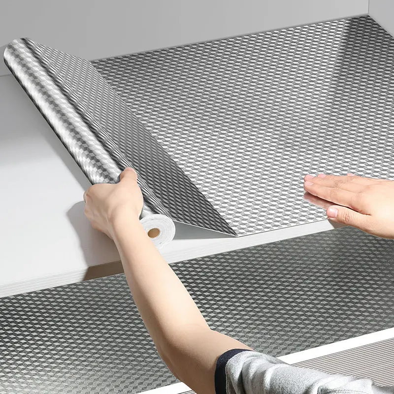 Miếng Dán Chống Thấm Nước, Nhà Bếp Dày Dặn, Chống Dầu, Chịu Nhiệt Độ Cao, Chống Cháy, Chống Ẩm, Cho Tủ, Bếp, Mui Gió, Làm Bằng Giấy Bạc Nhôm, Giấy Bạc Thiếc Decor Decor Phòng Decal 5