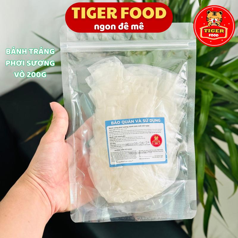 Bánh tráng rìa phơi sương 500g TIGER FOOD Bánh tráng phơi sương CHỈ CÓ BÁNH - Đồ ăn vặt