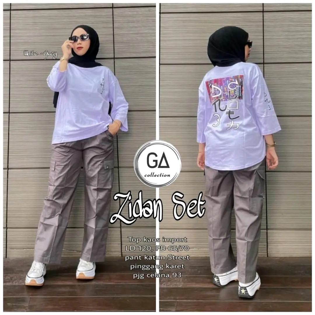 ZIDAN ONESET ( kaos import dan katun stretch)