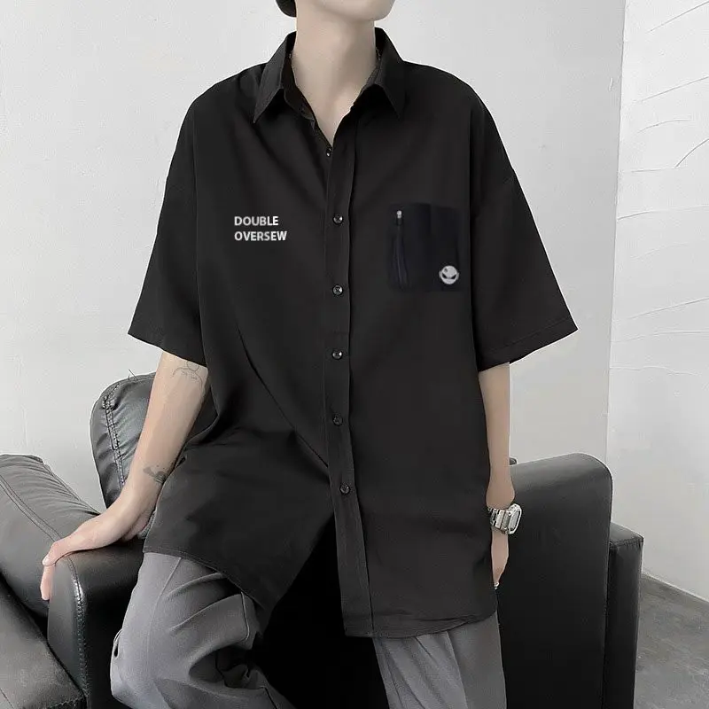 Áo sơ mi Nam Nữ Có Túi thời trang form rộng phong cách Unisex Menswear Shirt