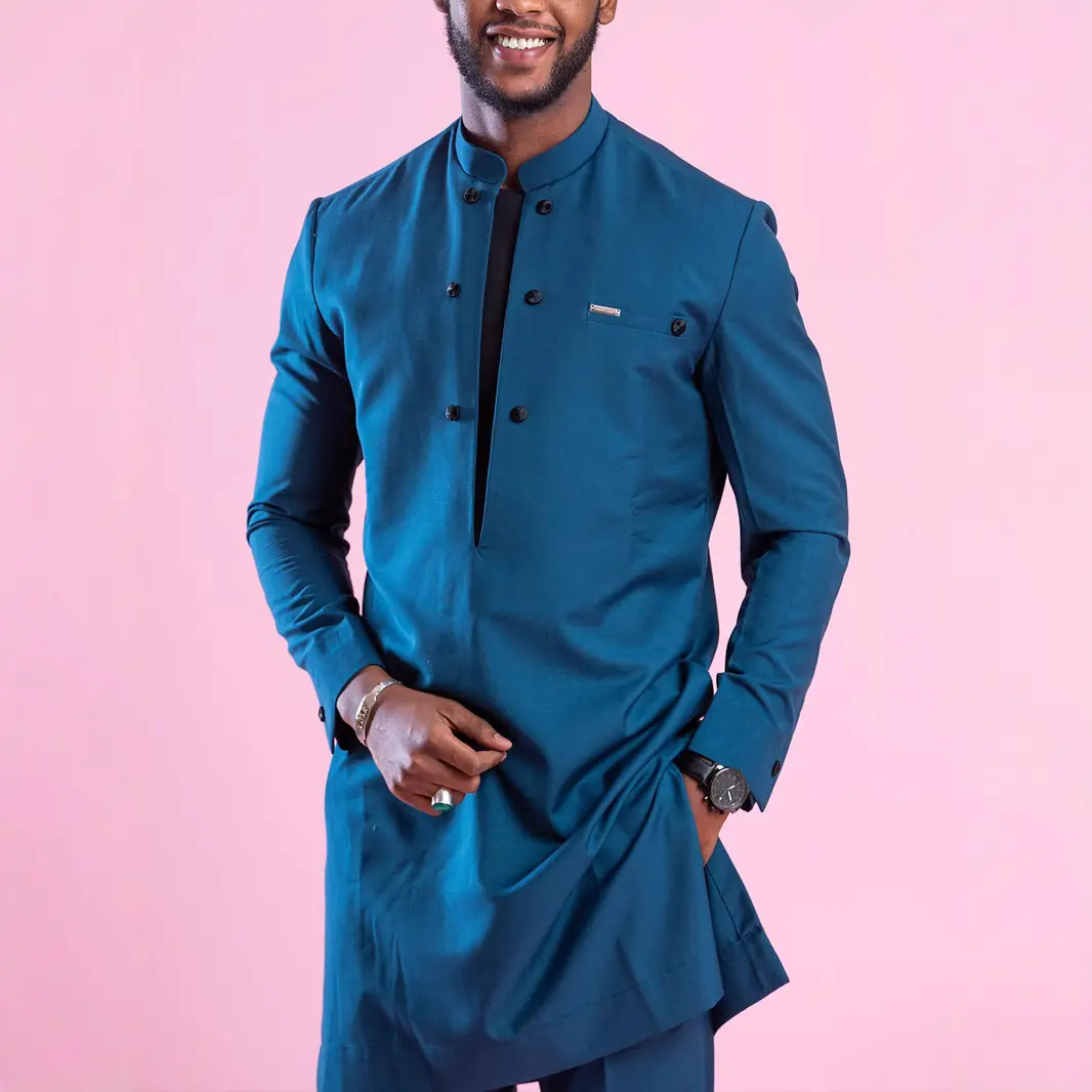 2024 Men's African Style Long Sleeve Outfit |   Spring Autumn Fashion Set |   TikTok Viral Trend 🔥