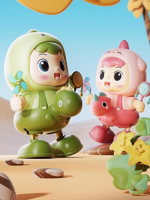 Đồ chơi âm nhạc em bé rồng nhẩy múa GutyKids phát sáng, phát nhạc cho bé yêu