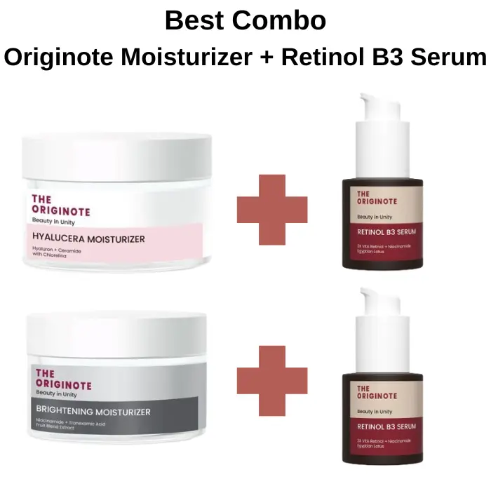 Paket Combo ! Originote Moisturizer + Originote Retinol B3 Serum
