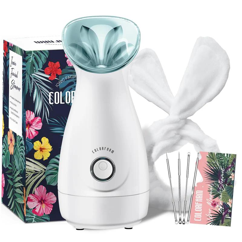 Nano Ion Steam Face Machine, 6 Counts/set Deep Cleansing Facial Steam Machine & Accessories, Professional Skincare Tools for Women & Men, Skincare Products 8
