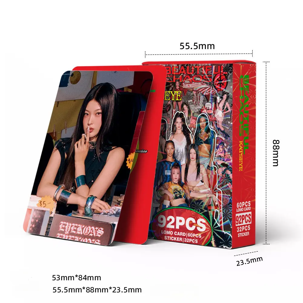 KATSEYE CARD Sticker BEAUTIFULCHAOS SOPHIA LARA Yoonchae MEGAN