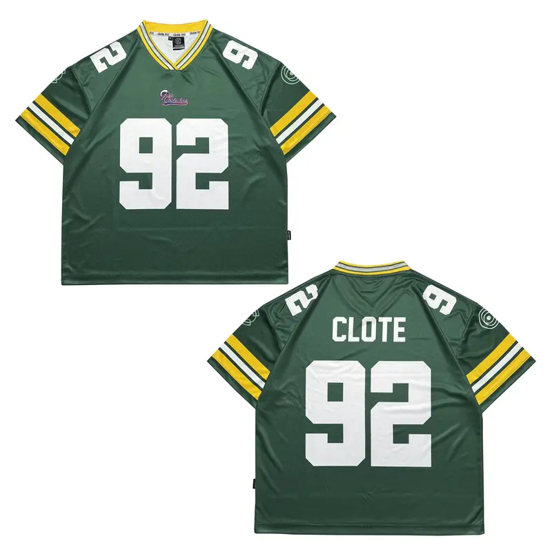 Clote Kaos Jersey Boxy Oversize Unisex Pria Wanita - 92 Sport Baju Streetwear / Retro / Vintage / Music / NFL / Rugby / Y2K / Korea / Jersey Cewek / Band / Set Murah / Daily Outfit / Dry Fit / Clote / RZQ 4