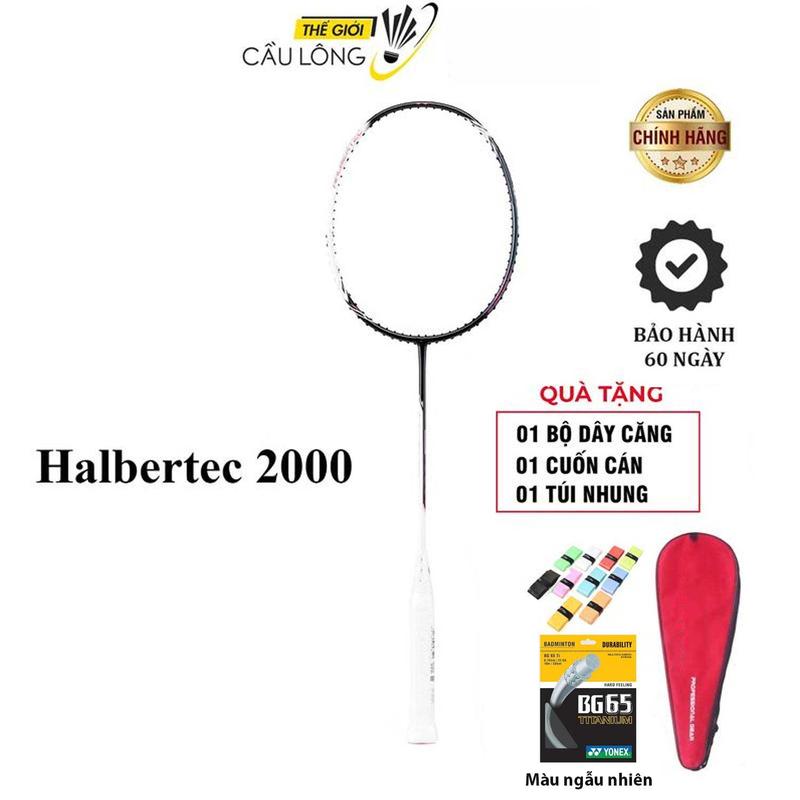 Vợt cầu lông Linig Halbertec 2000 tặng 1 quấn cán 1 bao vợt 1 bộ cước Victor VS 100 có đan theo mức kg yêu cầu Sport cán vợt thể dục