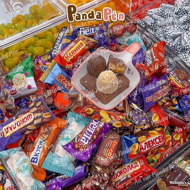 Socola Nga Mix Các Vị Ăn Vặt Panda Pẻn