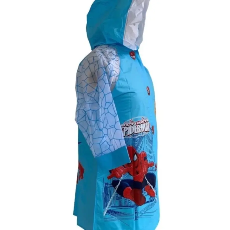 Jas hHujan Terusan Anak Karakter Imut dan Lucu Tanpa Backpack Pvc