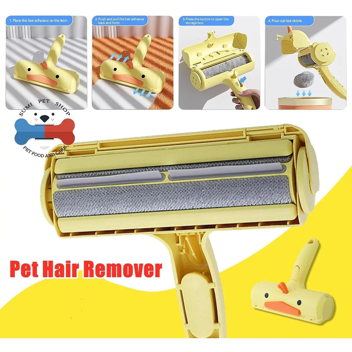 Pet Hair Remover Reusable Cat and Dog Hair Remover for Furniture Couch Carpet Car Seats Or Bedding