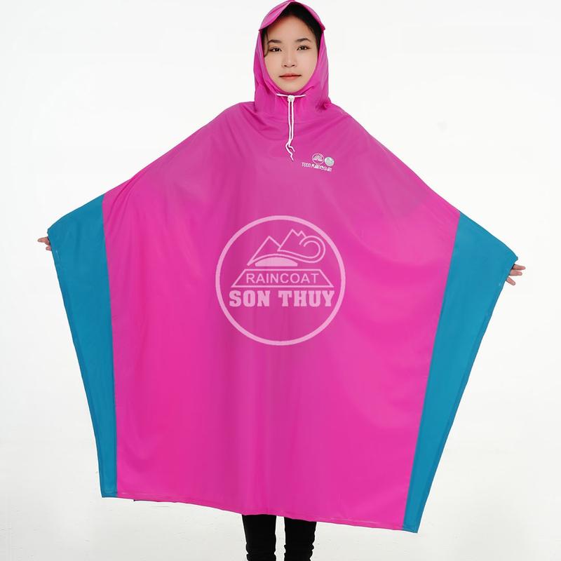 Áo mưa choàng tuổi Teen cho người cao 1m4 - 1m52
