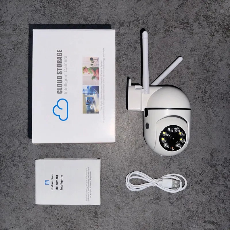 2.4GHz & 5GHz Wireless Security Camera, USB Powered 360 °   Surveillance Camera Security with Human Tracking & Infrared Night Vision, 24H Loop Video Security Camera 3