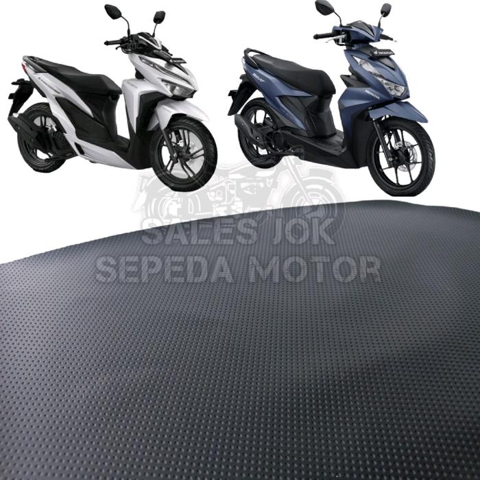 Gambar Kulit jok/sarung jok motor/cover jok motor vario 150 dan 125/beat NEW ORIGINAL/VAKUM SOUL/SEMI BEAT F1  pecah kopi. dari sales jok sepeda motor Kab. Gresik Tokopedia