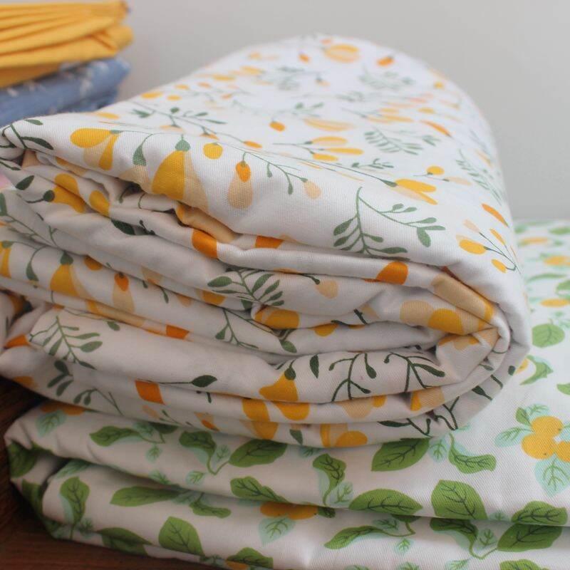 Product Introduction of Exported to UK Original Order 100% Pure Cotton Active Print Quilt Cover Four-Piece Set Single Double Duvet Cover Bed Sheets Pastoral Cotton 22