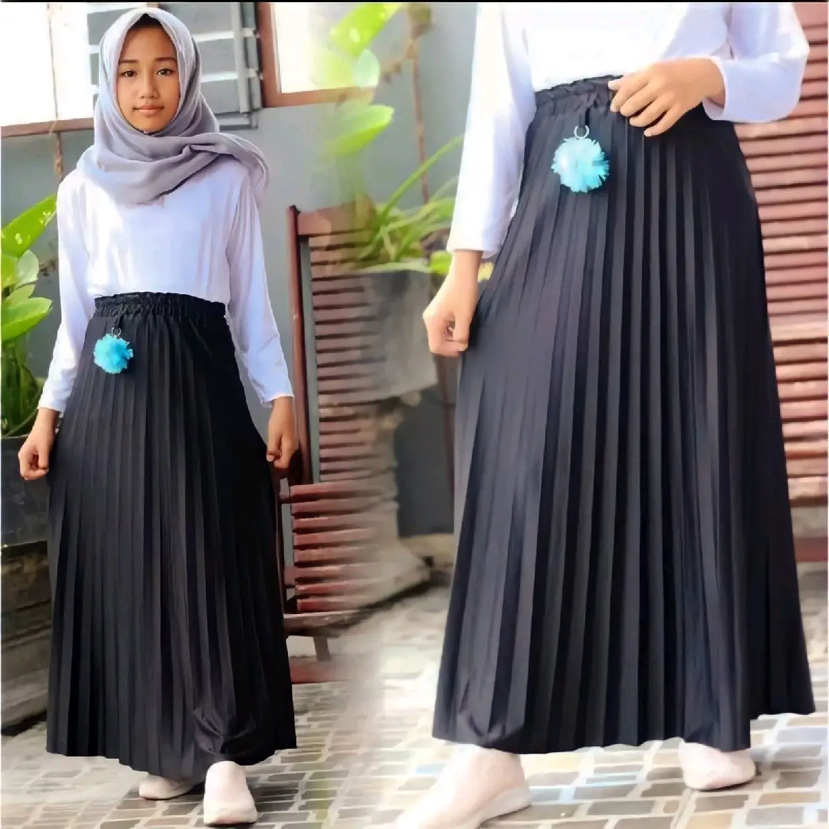 100RIBU 6PCS ROK PLISKET ANAK USIA 4-10 TAHUN