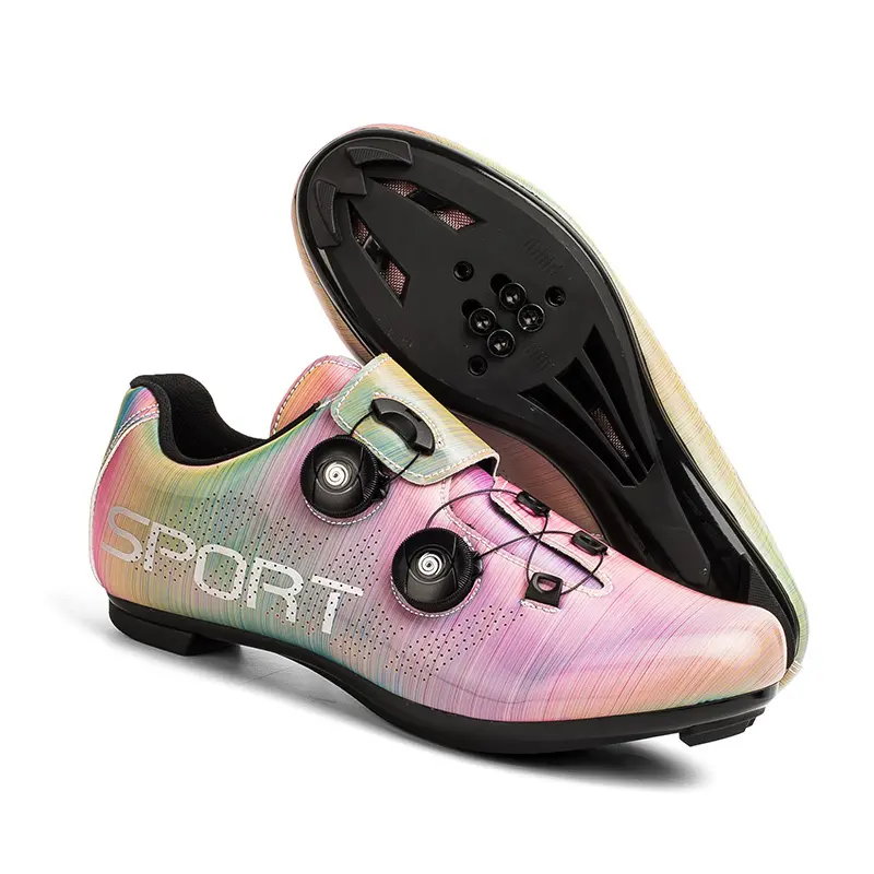 Cycling shoes men SPD road bike shoes outdoor cleats shoes fashion sneakers outdoor sports colorful bicycle sneakers big size 38-47