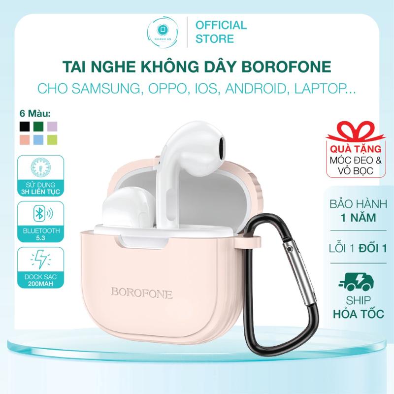 Tai Nghe Bluetooth Không Dây Borofone BW29 | TWS Bluetooth 5.3 Cho Samsung,…