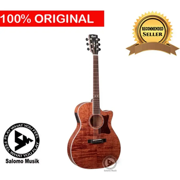 Gitar Akustik Elektrik Cort GA5F FMH OP