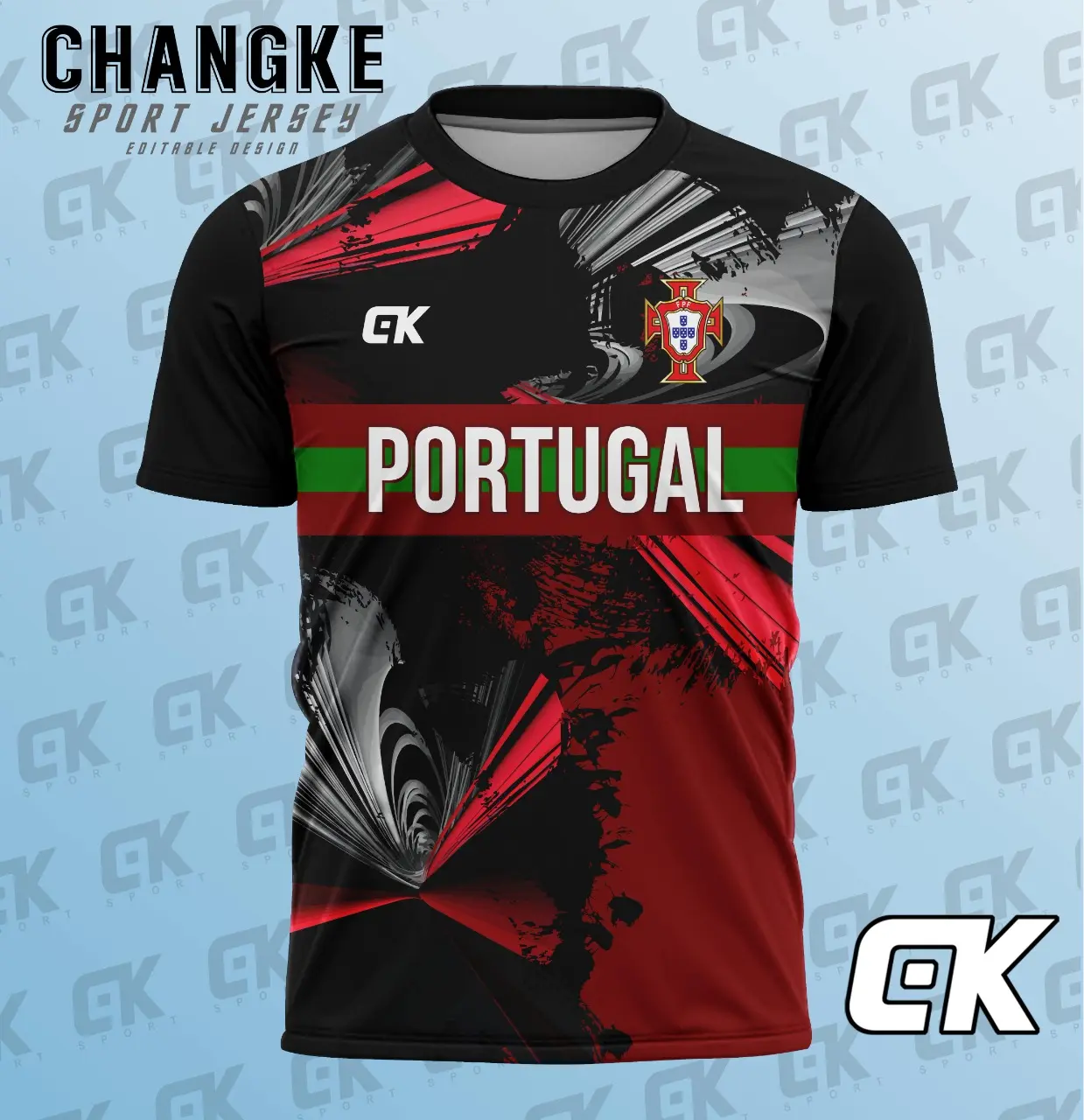 JERSEY TERBARU BAJU OLAHRAGA PRIA/WANITA CK PORTUGAL
