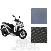 Gambar Kulit jok/sarung jok motor/cover jok motor vario 150 dan 125/beat NEW ORIGINAL/VAKUM SOUL/SEMI BEAT F1  pecah kopi. dari sales jok sepeda motor Kab. Gresik 4 Tokopedia