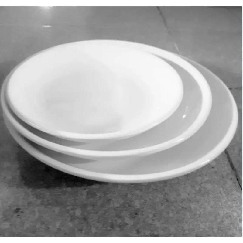 Đĩa sứ trắng sâu lòng hàng dày đẹp kích cỡ 15 đến 25cm - Lựa Chọn Thông Minh 3