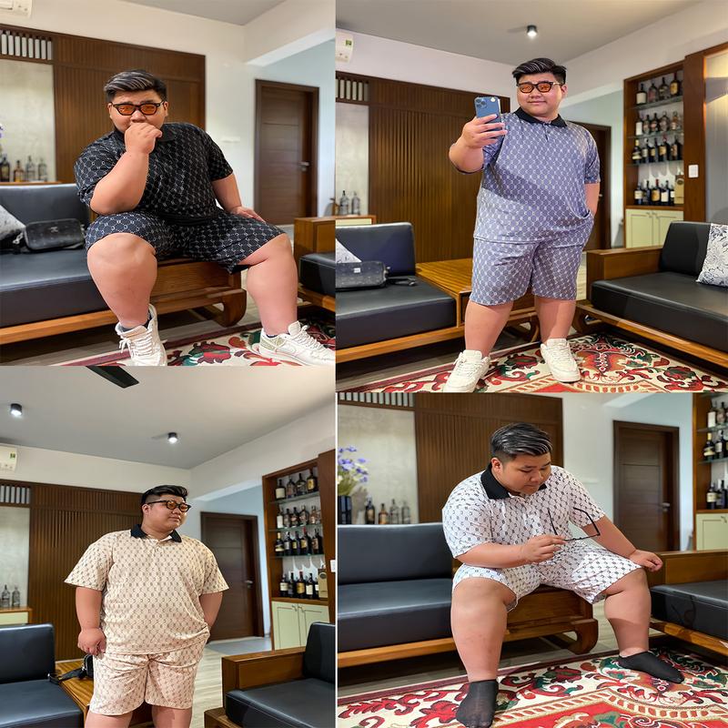 [có Bigsize] Bộ nam mùa hè PoLo chất liệu thun cotton cá sấu . Menswear Áo Quần  ,Bộ Polo  in toàn thân BC