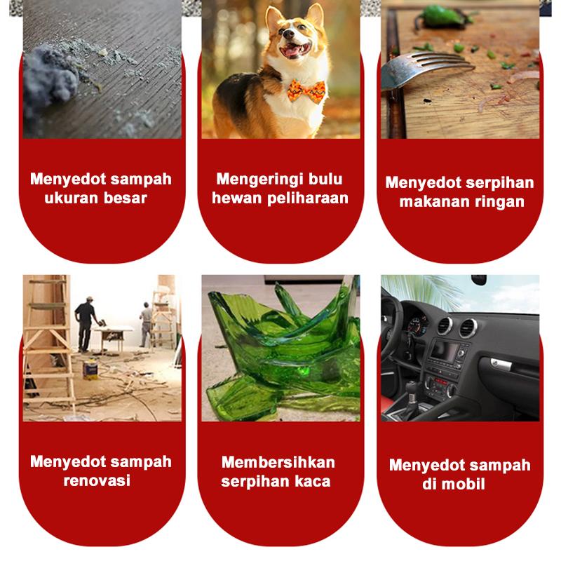 Product Introduction of Promo Guncang Tixx Vacuum Cleaner 35L  3in1 Vakum/Air Hisap/Blower Sedot Debu Basah Kering Vacum Blower Wet Dry Penyedot Debu Merah Stainless vacum  cleaner deerma  vacuum vacum 61