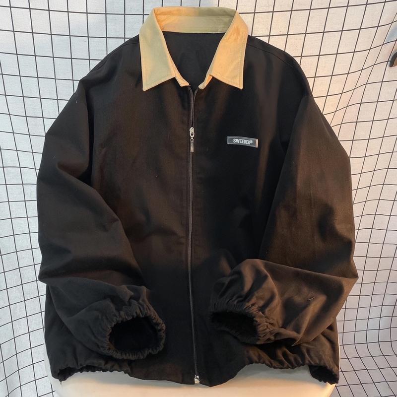 Áo Khoác Kaki BOMBER Unisex Nam Nữ Cá Tính. Menswear Dài Tay Nhung Jacket 0