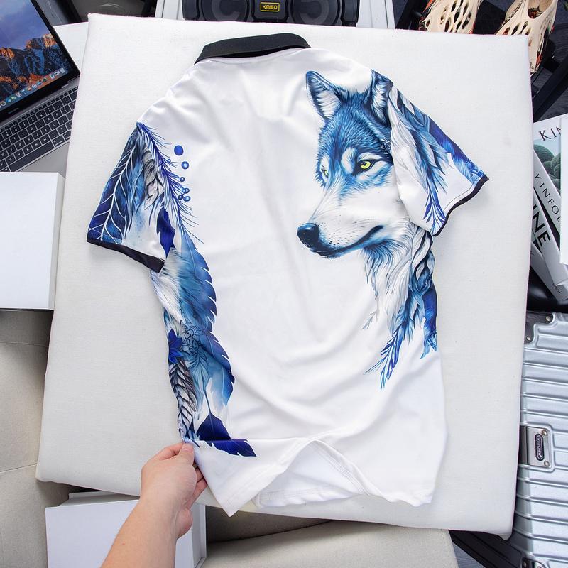 Áo polo thể thao G46 IN 3D hè nam new 2024 tropical SZ 50 -110KG Có Cổ 1