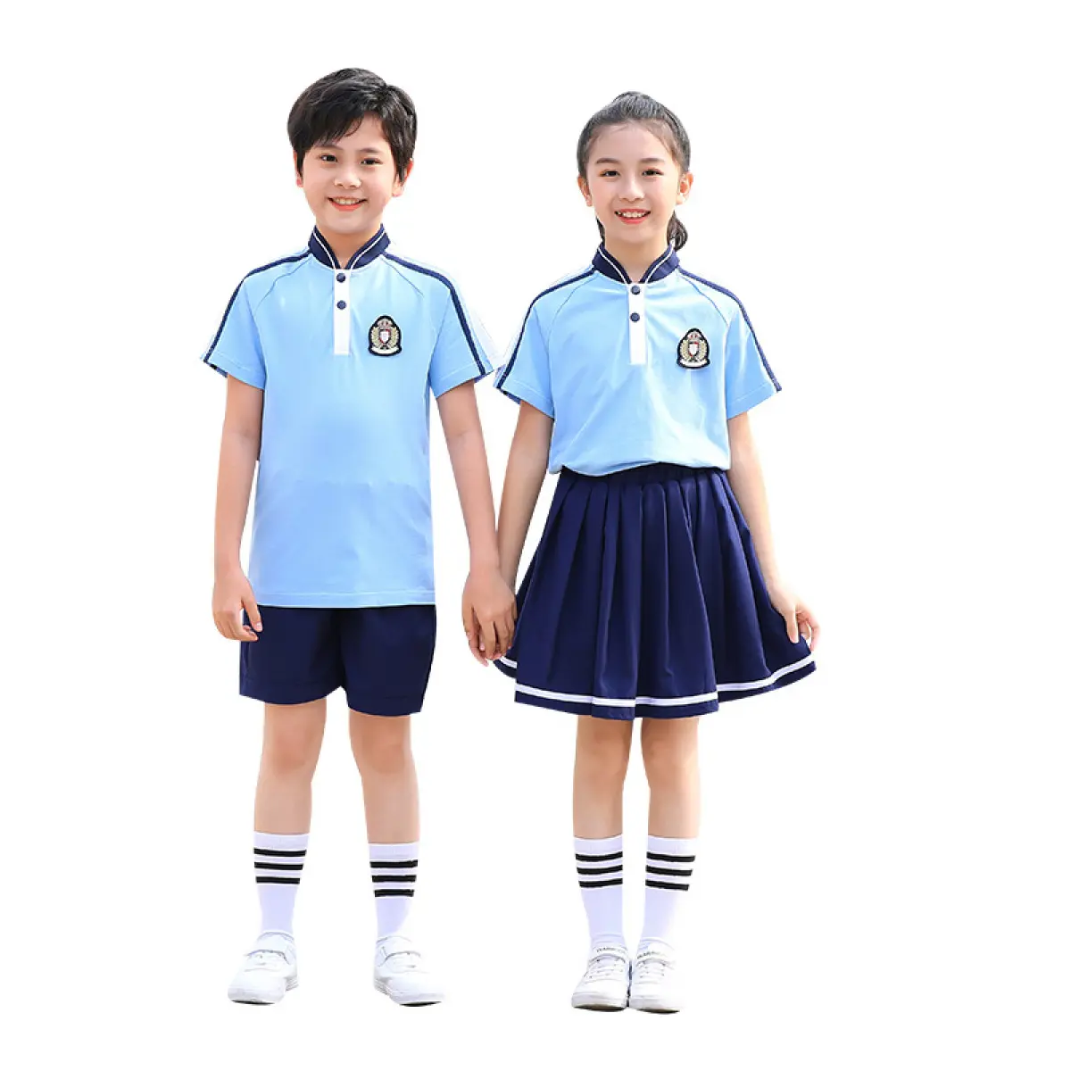 Kindergarten Uniform Summer British Style School Set Primary School Uniform First Grade Class Uniform Senior Class Graduation Photo